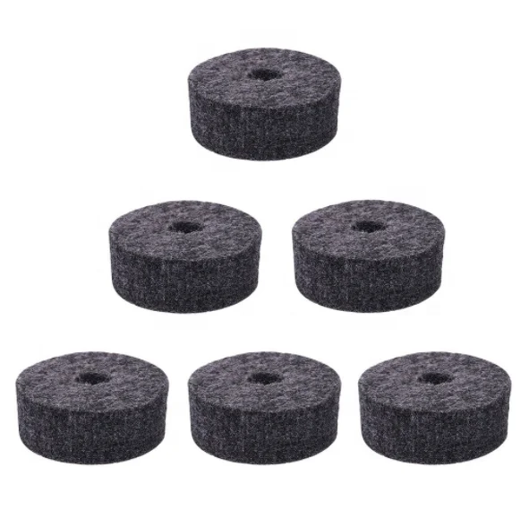 4cm Black Drum Felt Pad Set Factory Direct Common Use Antiskid Grey Accessories
