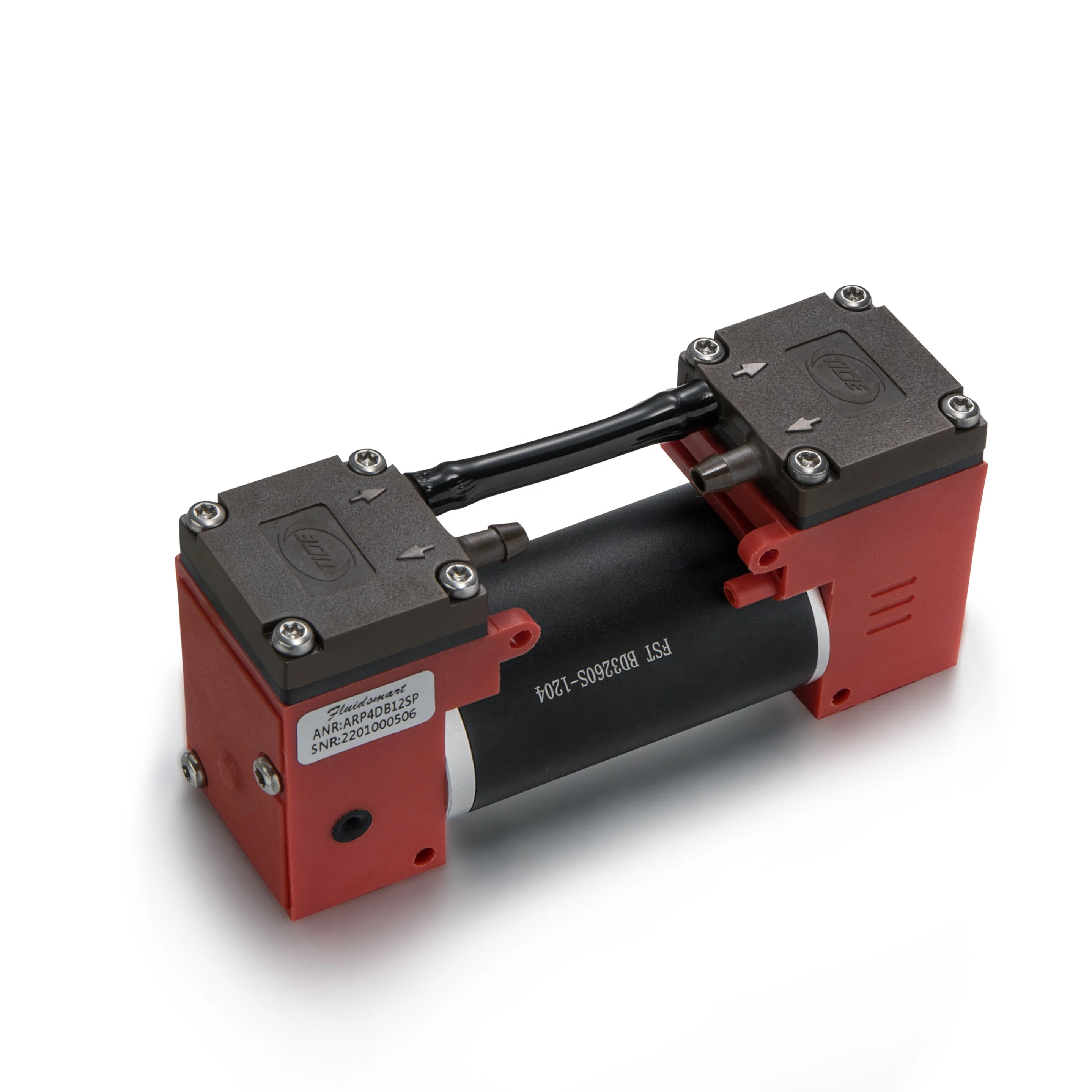Fluidsmart Small Compressor High Pressure 4bar Electric piston Vacuum Pump Double Head Piston Lab Gas Sampling Mini Air Pump