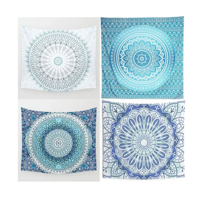 Factory Directly Made Hot Sales Home Room Decoration Wall Hanging Cotton Custom Muslim Religion Islamic Tapestry