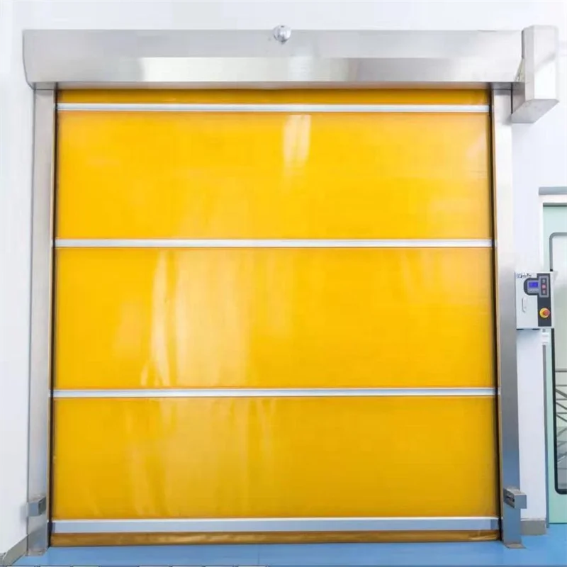 Custom size PVC High Speed Door Fast Roller Shutter Door roll up shutter door For Laboratory Clean Room