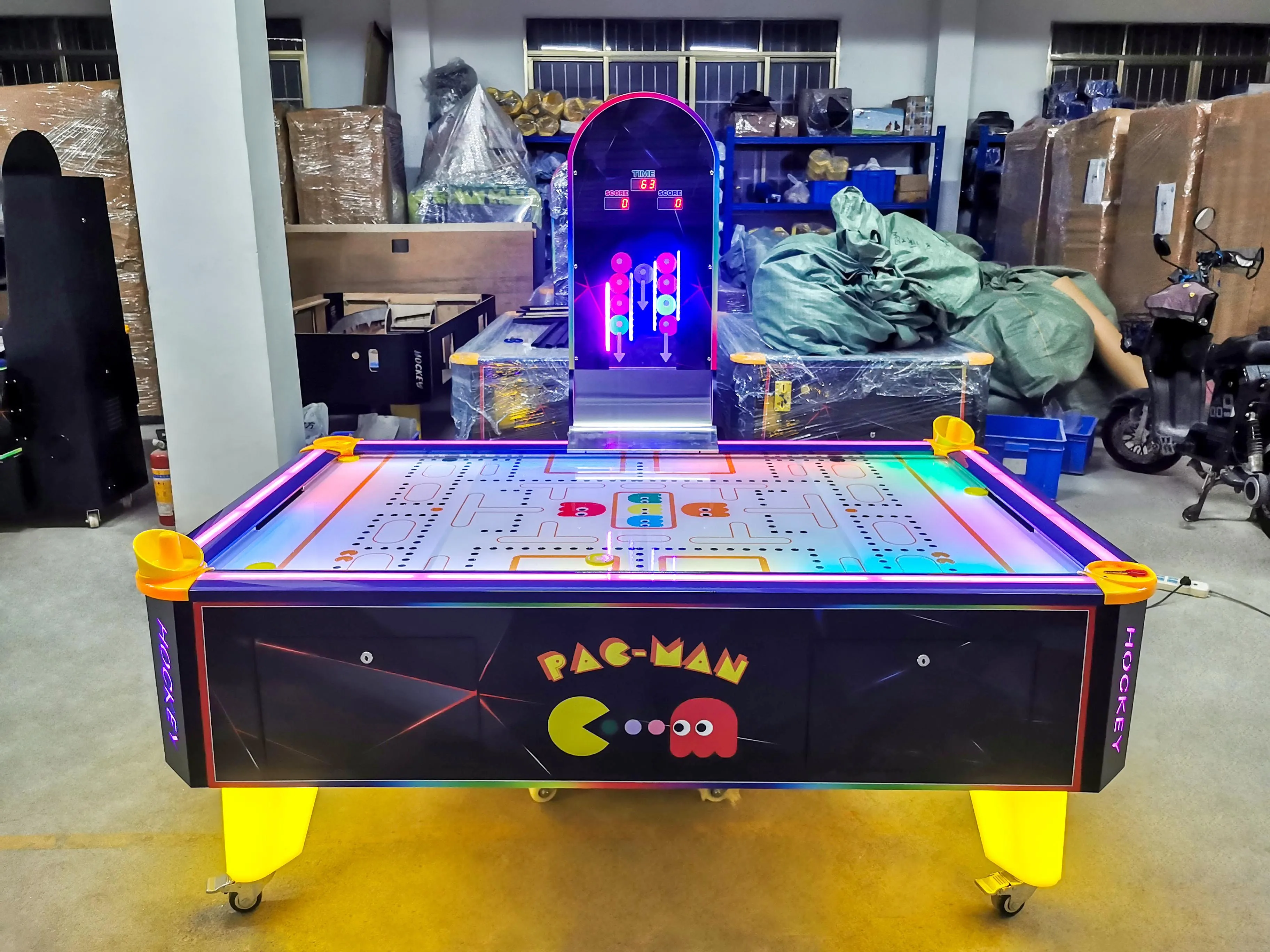 Automatic Air Hockey Table Game Machine 2/4 Players Coin Operated Air Hockey Table Machine