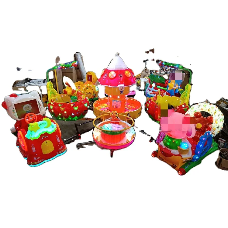 Hot sale kids theme park used mini wooden octopus merry go round for sale