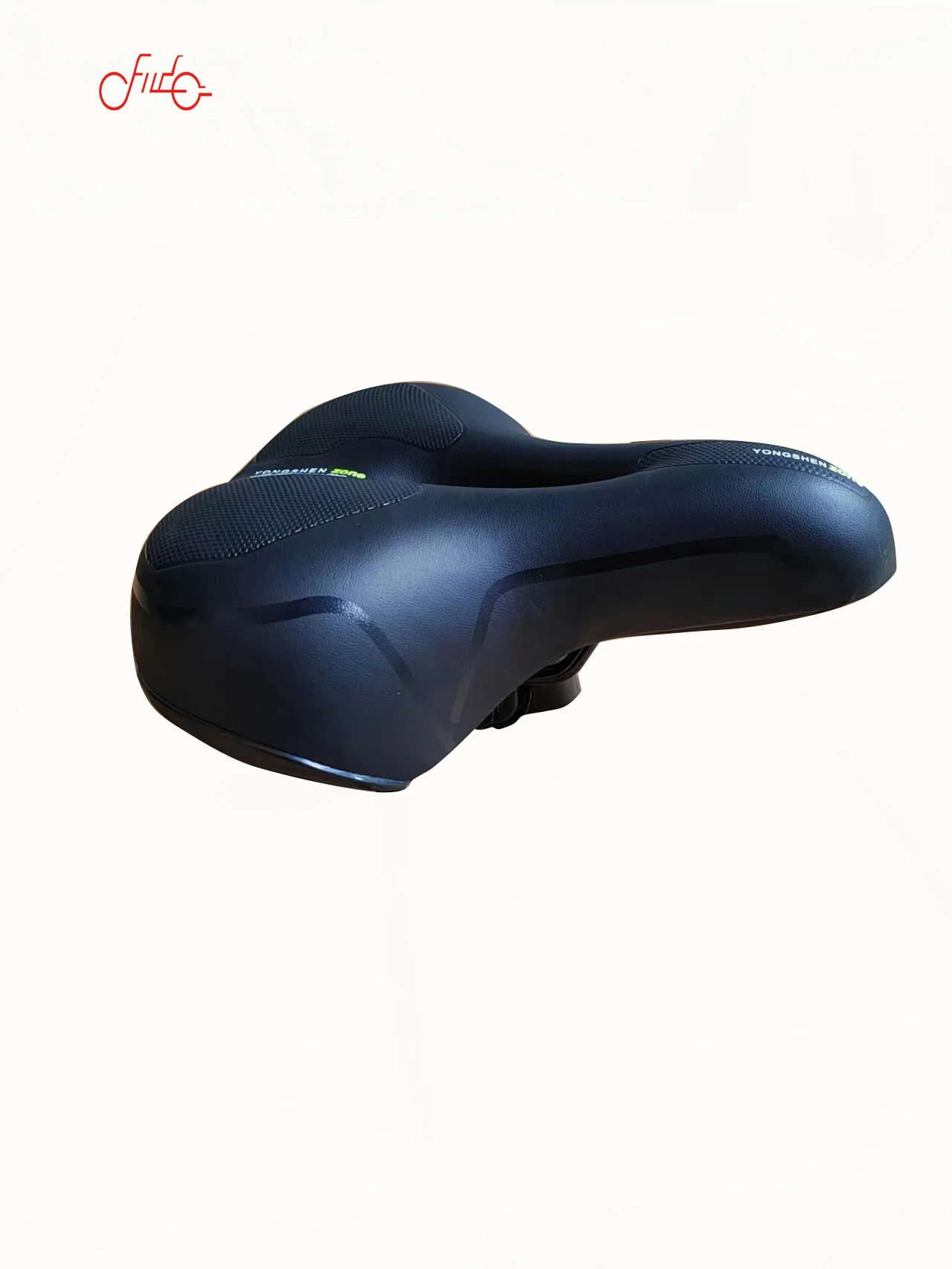factory outlet Comfort Bike Seat Replacement Padded Soft High Memory Foam Bicycle Saddle with Dual Shock Absorbing Rubber Balls