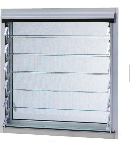
European Style Aluminum Glass Louvers Window Price Make in China 