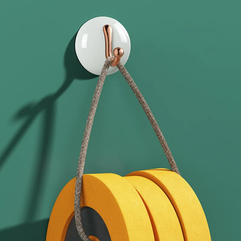 New Patent Product Novelty Stick Hooks Wall Mount Hanging Key Hooks Shower Door Hook