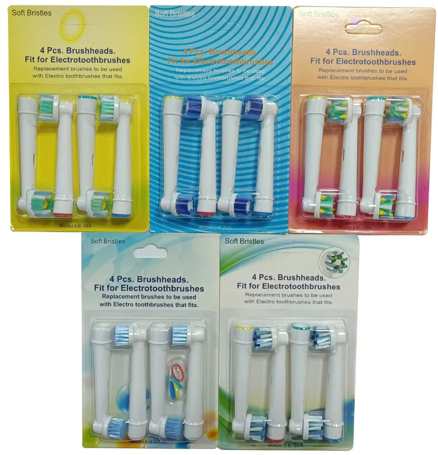  4 шт./упаковка сменные головки для электрической зубной щётки Oral