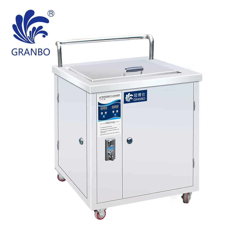 Granbosonic 49L Coin Operated Cleaning Tank 800W Ultrasonic Golf Club Cleaner Industrial Ultrasonic Cleaners