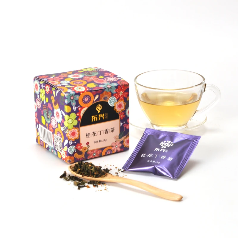 
OEM private label customized herbal tea bag healthy slimming tea osmanthus slimming tea 