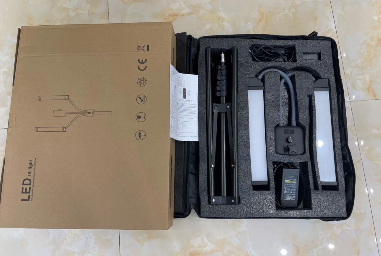 
fosoto Multimedia Extreme With Selfie Function photographic Lighting Led Video light Lamp Ring With Tripod For Makeup Youtube 