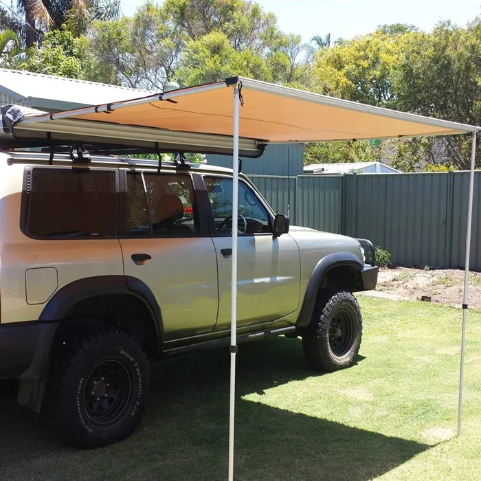 Factory Price 4x4 Off Road Pull Out Shelter Tent Car Roof Side Awning For Camping And Hiking