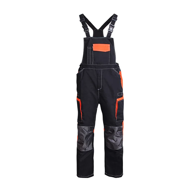 Professional Work Uniform Custom Work Pant Reflective Safety Workwear Bib Pants Overalls Cargo Pants For Men