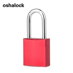 Compact anodized Protect steel shackle Anodized aluminium safety padlock with master key for Overhaul of industrial equipment