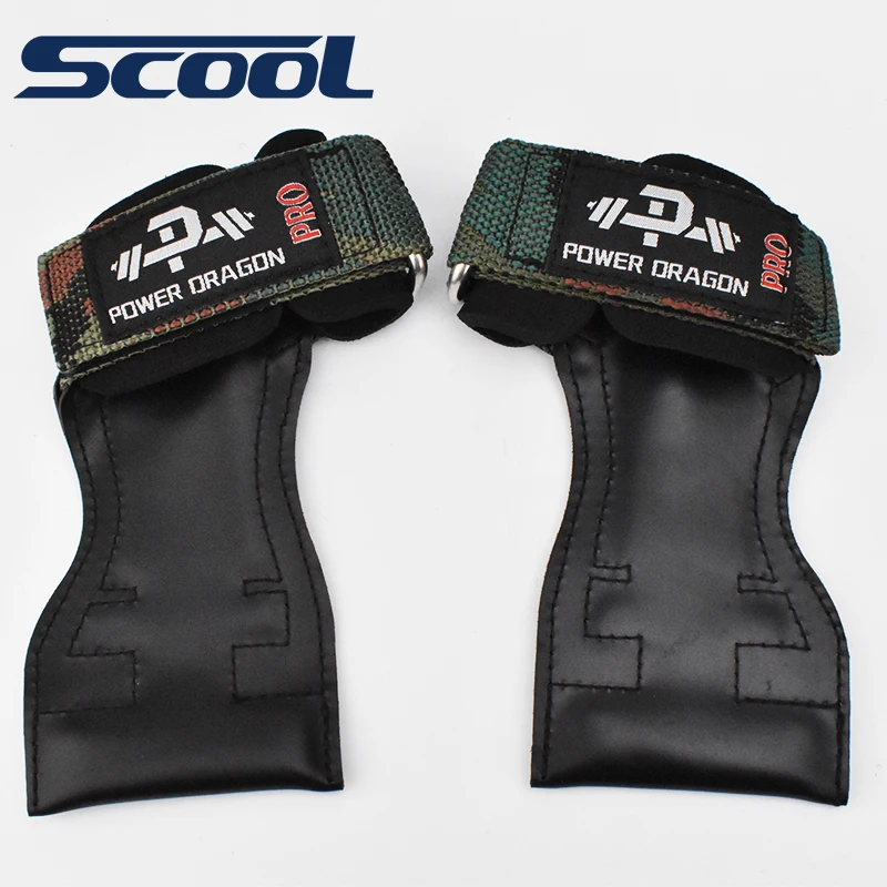 Custom Gymnastic Leather Grip Leather Palm Protectors Hand Grips Weight Lifting Type Hand Grips weightlifting straps