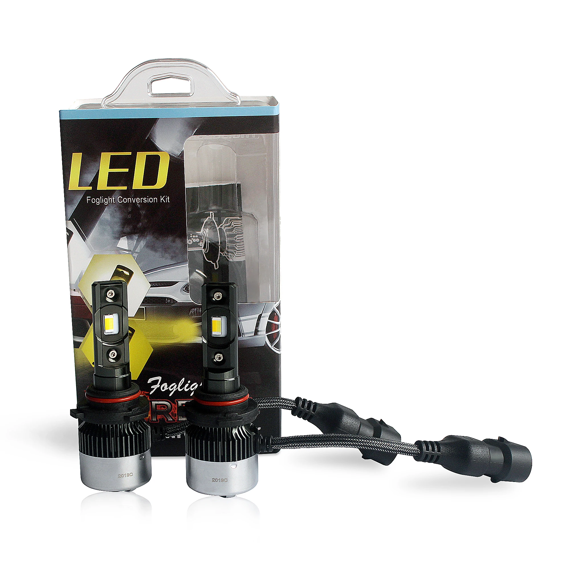 R3S 3 вида цветов Автомобильные фары H7 LED H4 H1 3000K 4300K 6000K автомобильные передние фары 35W конверсионный комплект