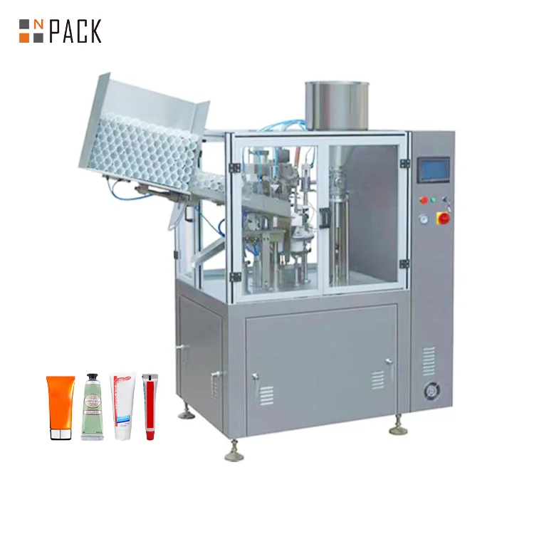 Npack Automatic High Speed Soft Tube Filling and Sealing Machine for Hair Cream and Toothpaste