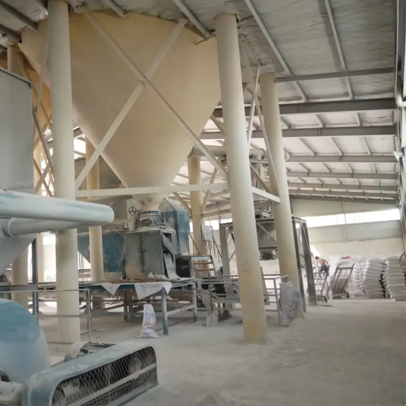 
Gypsum grinding pulverizer machine gypsum plaster powder manufacturing plant 