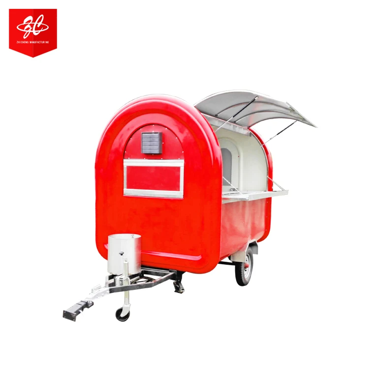 Cheap china mobile kitchen ice cream bike street deep fryer fast food vending cart/BBQ and food trailer for sale