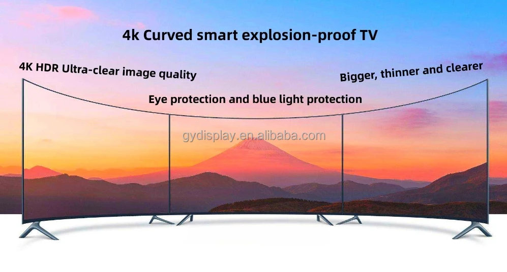 49 inch smart TV 4K ultra high definition LED curved large screen smart explosion-proof TV