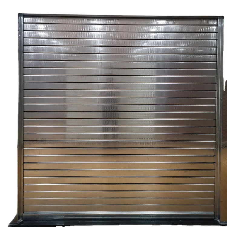 
High Speed Door Interior Hurricane Windproof Isolation Stainless Steel Roller Shutter Doors 