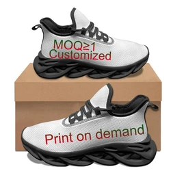 Print on Demand  Gym Indoor Outdoor Jogging Shoes Pirate League Football Design Running Sneaker Casual Men Shoes