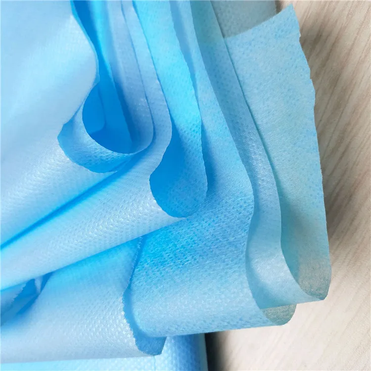 
Antiviral water resistant 40 gsm soft waffle pp pe pet sms recycled non woven fabric wholesale 