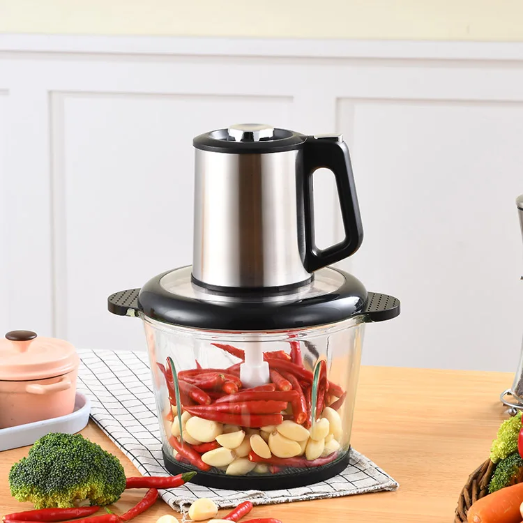food processor and vegetable meat chopper slicers electric mini 2l 3l meat grinder machine for home kitchen commercial use
