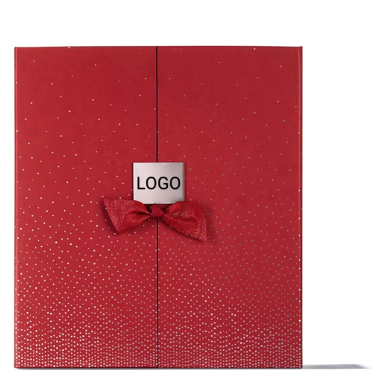 Custom Printed Logo Xmas Holiday Refillable Countdown Drawers 24 Days Empty Gift Boxes Advent Calendar Box For Incense Christmas