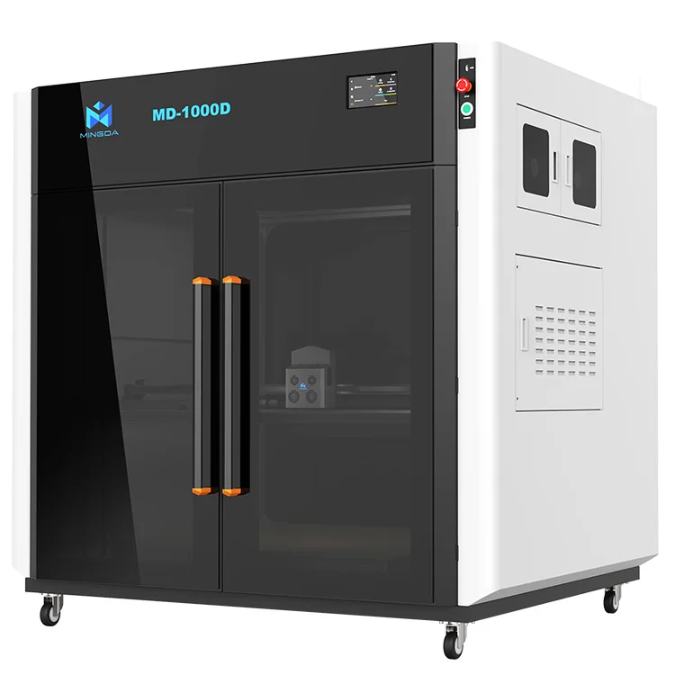 MD-1000D dual nozzle fast klipper high performance 1000 * 1000 * 1000 mm 1 meter large fdm 3d printer