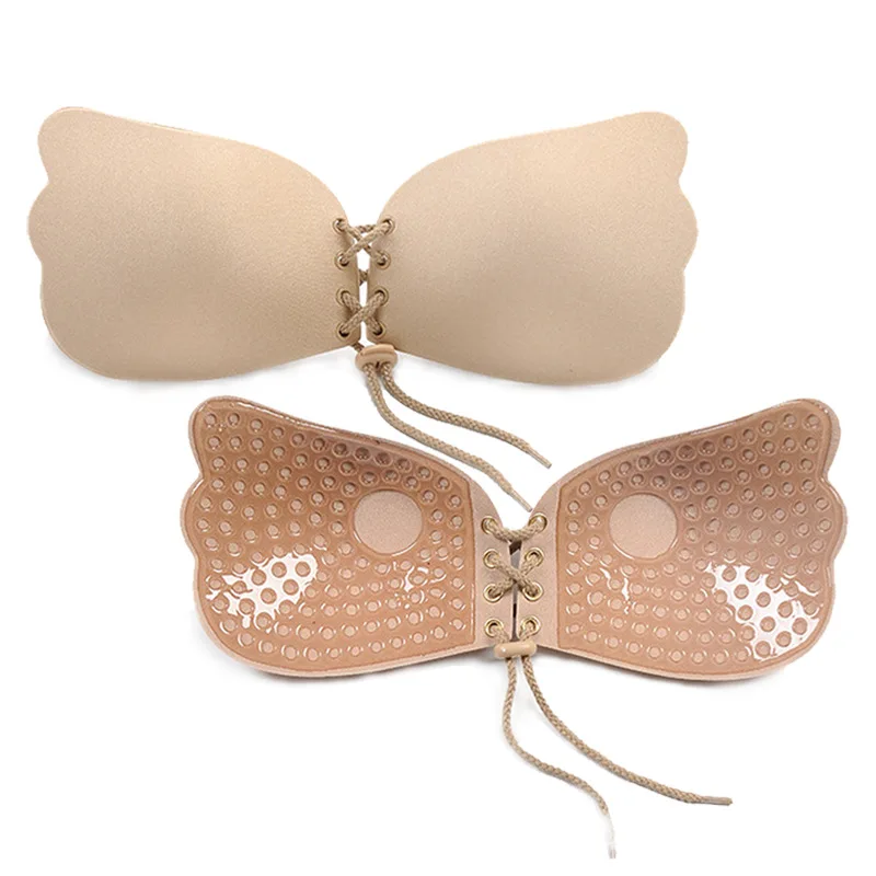 Invisible Strapless Bra Self Adhesive Backless Bras Silicone Push up Bra