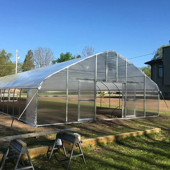 
cheap price tunnel greenhouse plastic sheet film tunnel greenhouse 