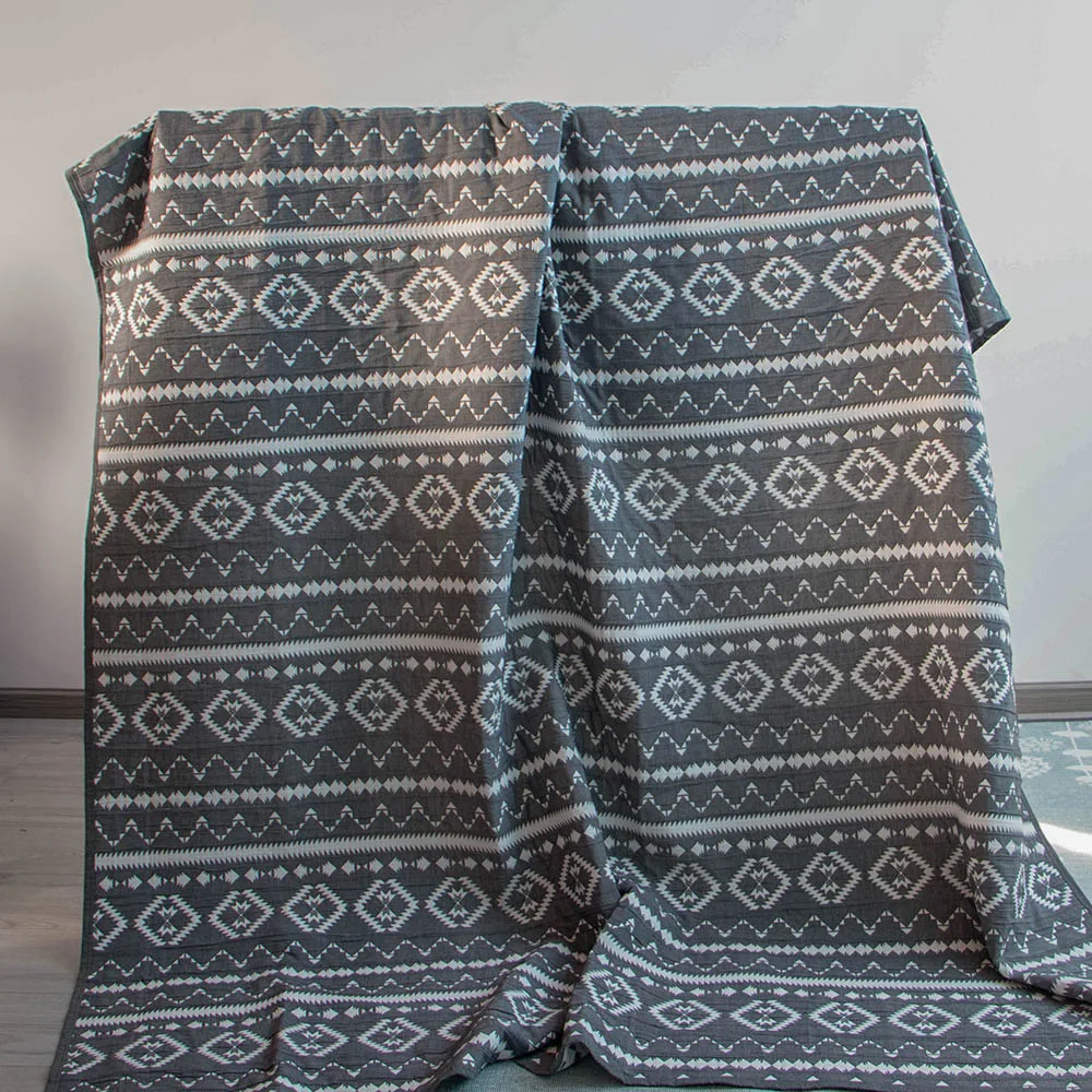 Атласное хлопковое двухстороннее охлаждающее одеяло