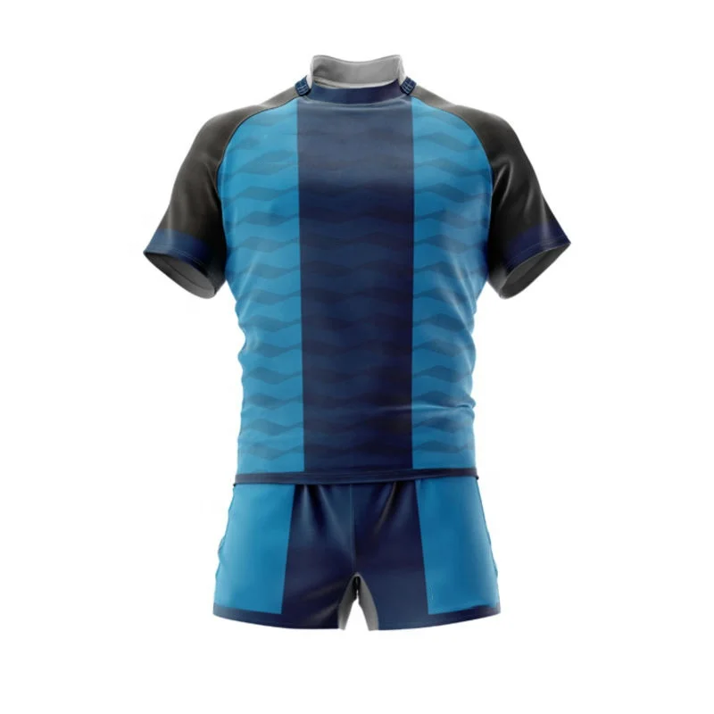 High Weight Wholesale Custom Made Sports Team Wear Short Sleeve Streetwear Rugby Jersey Men Sports Polo Rugby Uniform