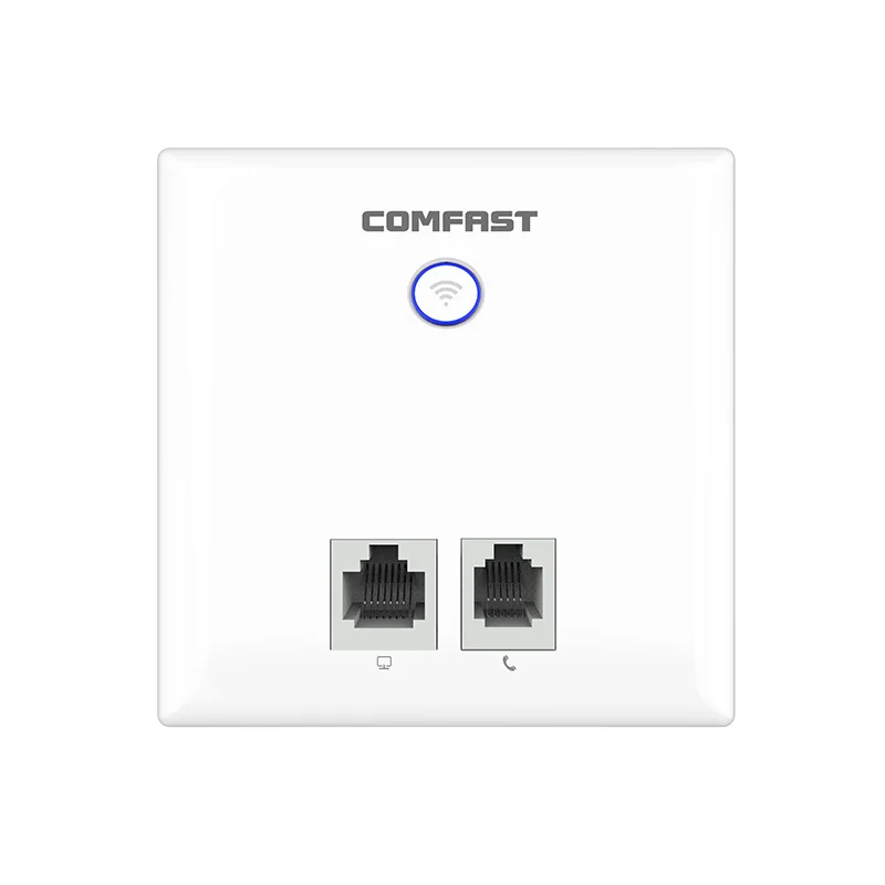 Comfast Mini Indoor hotel WiFi AP High Quality Wireless Hotel Inwall Ap/wifi In Wall Access Point Ap Router CF-E537AC-R