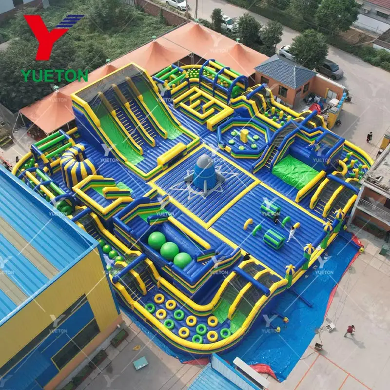 2024 New Inflatable Maze Game Giant Bouncing Bed With Factory Direct Price Affordable Receiving Custom Park Planning