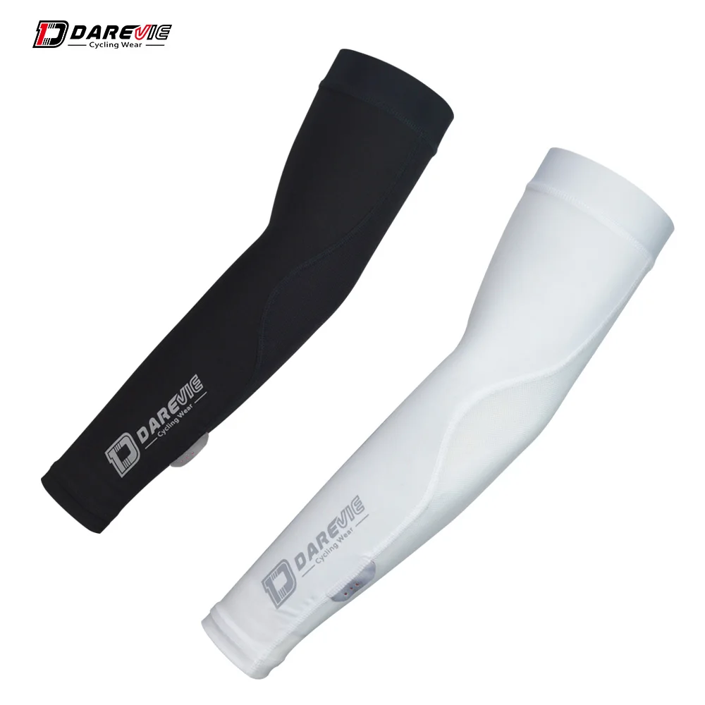 Профессиональные нарукавники Darevie с защитой от УФ-лучей SPF 40 дышащие из ледяного шелка спортивные для велоспорта