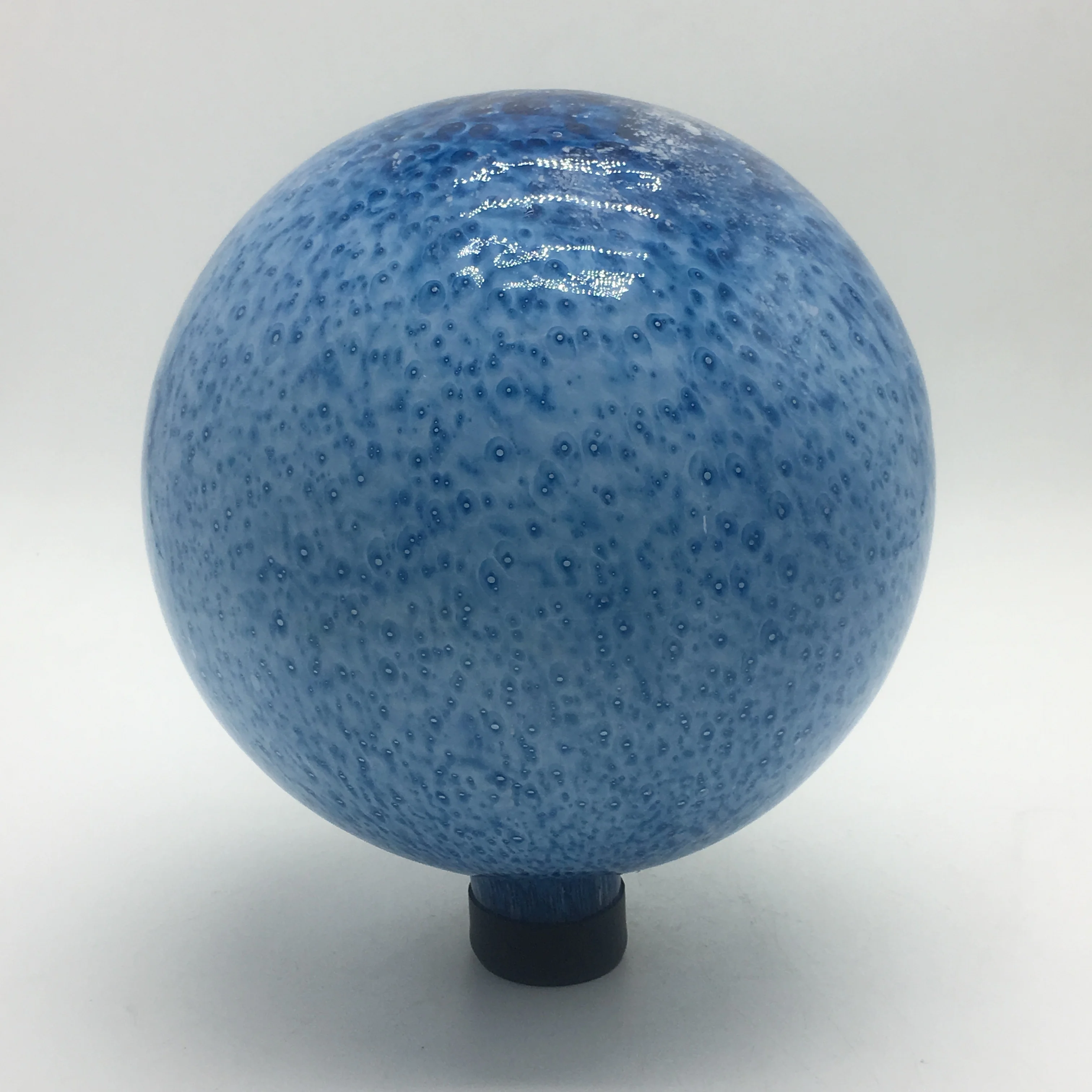 25cm Multicolored Glazed Glass Gazing Ball For Garden Decoration