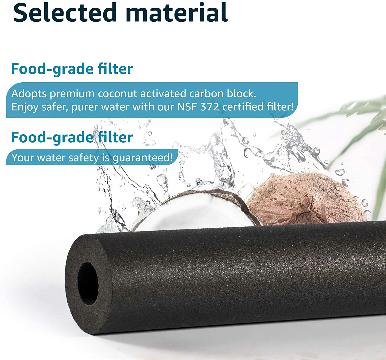 3/8 Quick-Connect Water Filter replacement Cartridge Inline Filter for refrigerator wholesale price manufacture