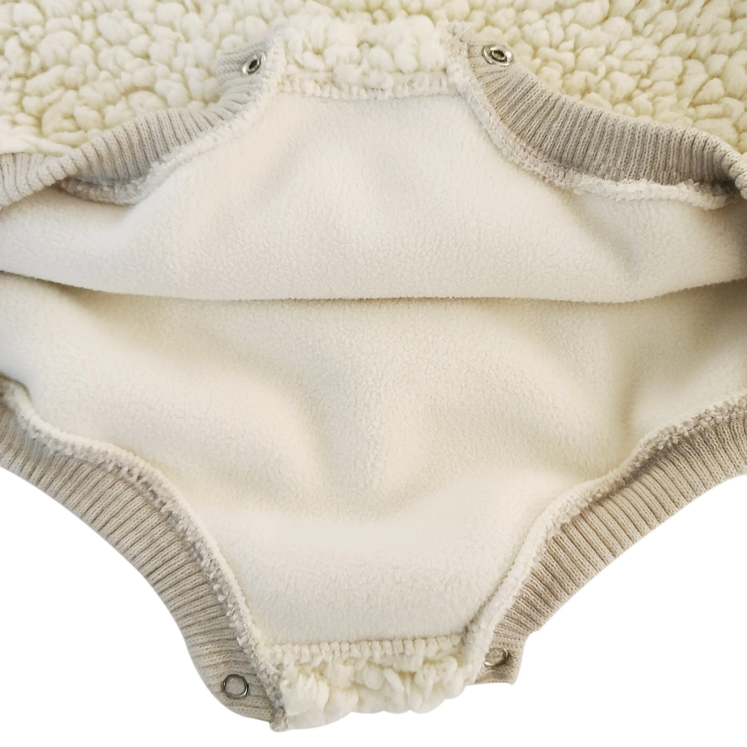 Designer Logo Label High Quality Fleece Wool Sherpa Baby Apparel Toddler Girl Clothes