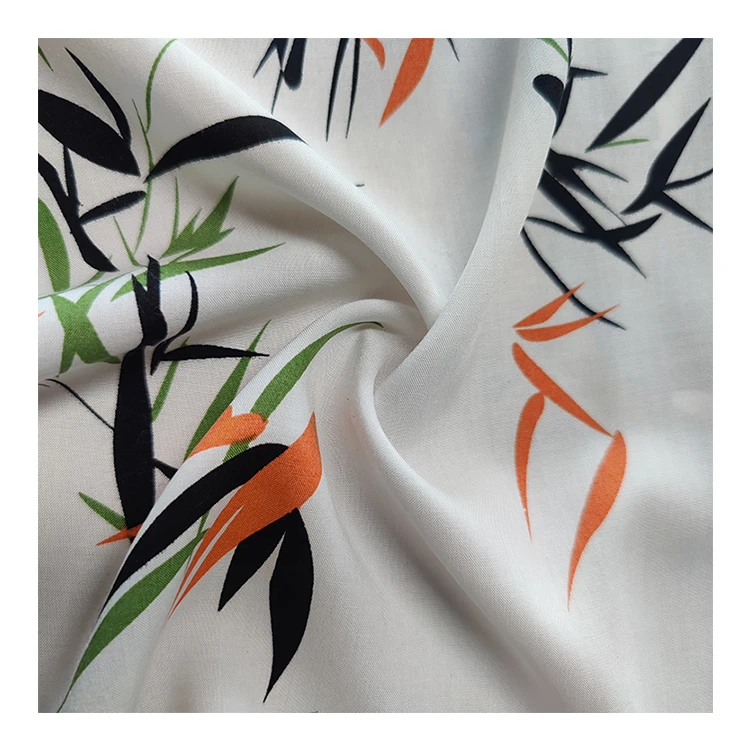 Заказной цифровой печатный индивидуальный дизайн 100 вискоза ткань по двору