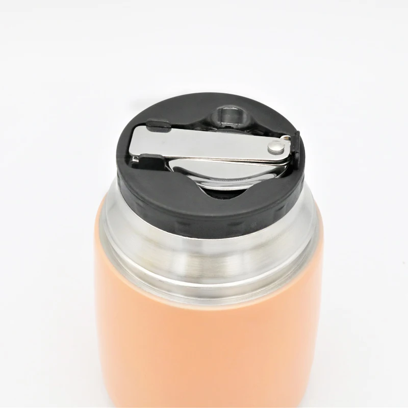 High Quality 18/8 Stainless Steel Baby Thermos Food Jar For Hot Food Insulated Vacuum Lunch Box Food Container With Spoon