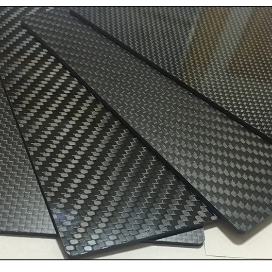 OEM High Strength 100% 3K carbon fiber plain weave glossy or matte carbon sheet