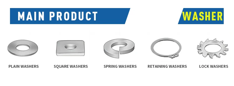 HSL High quality stainless steel plain washer and gasket Stainless steel A2 70 washers