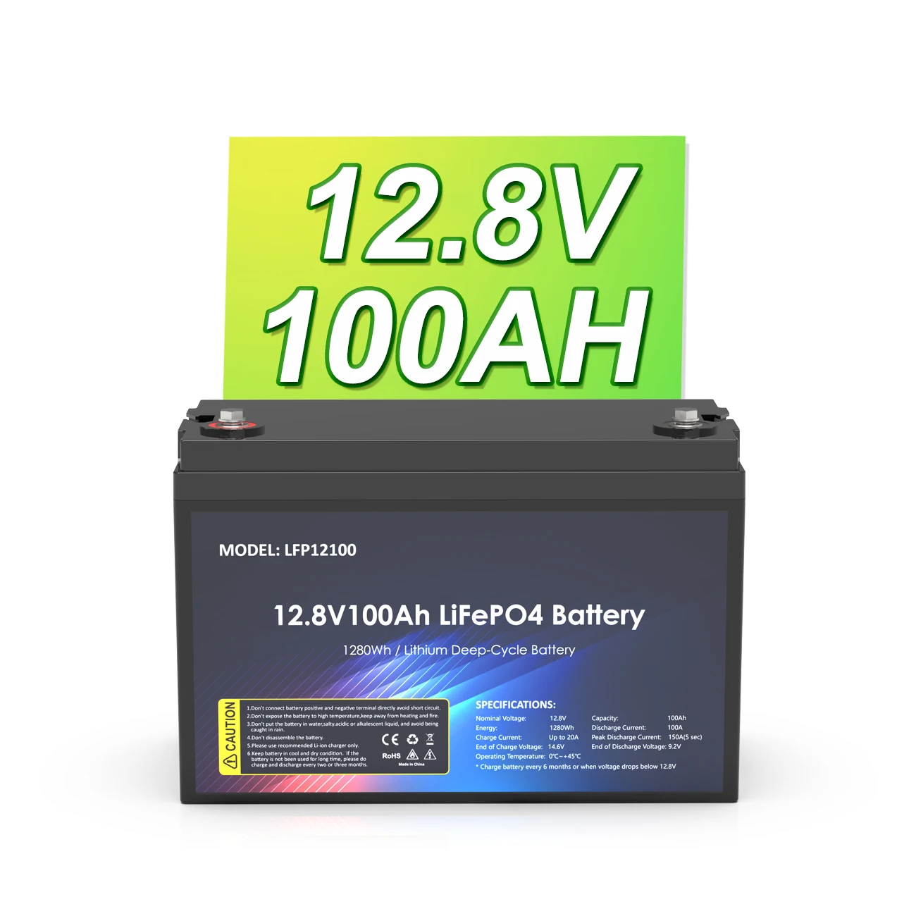 EU Stock Lifepo4 100ah 12 8 v аккумулятор 12v 50ah 200ah 280ah 300ah 400ah литиевый Железный с Bms