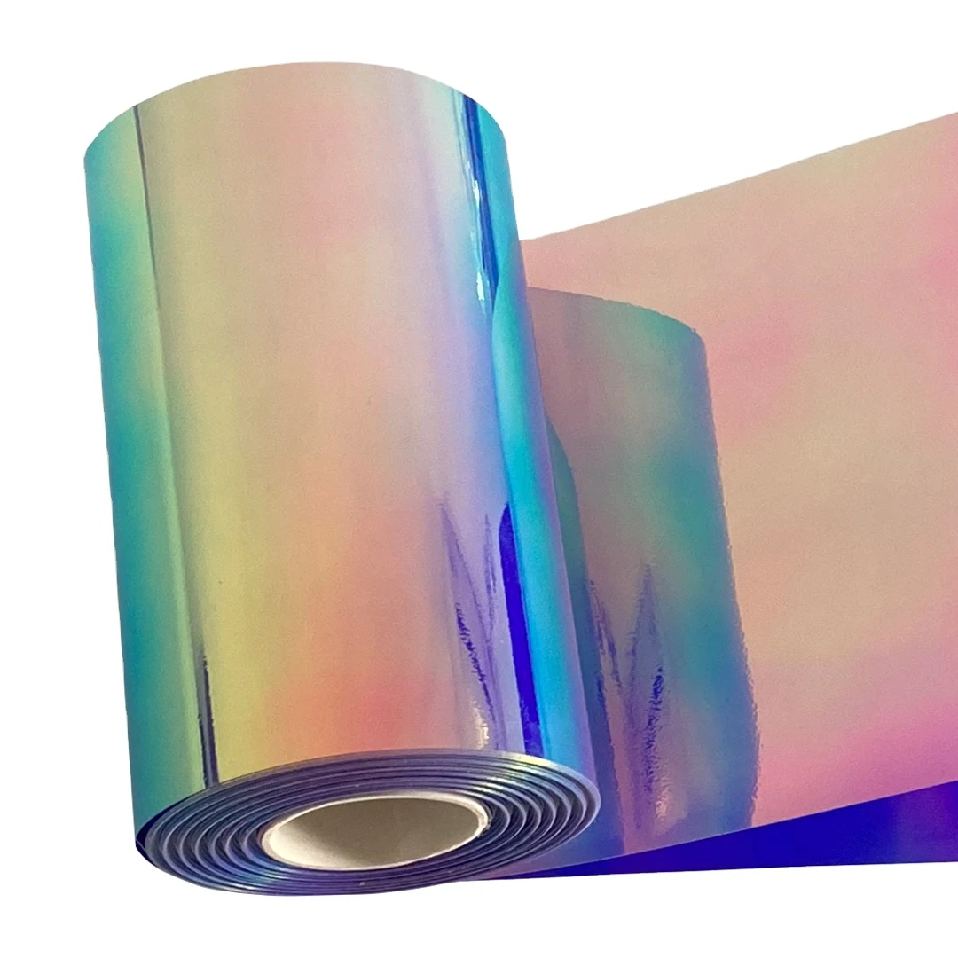 Bright Laser PET Sequin Film Holographic Lentejuela Heat Resistant Punching Sequin Spangle Roll Embroidery Textile