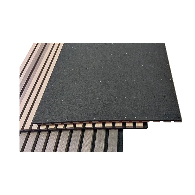 Akupanel Anti Noise Sound Isolate Insulation Blocking Absorption Soundproof Board Wood Acoustic Slat Wall Panels