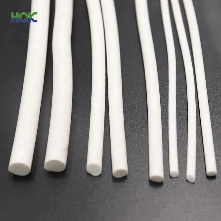 Factory Supply Heat Resistant Insulation Silicone Rubber Round Foam Seal Strip