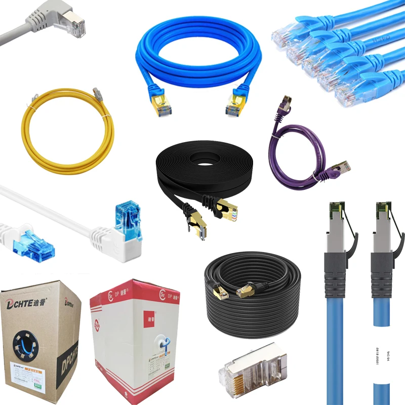 Соединительный кабель Sftp Twist Rj45 Cat 5e Cat6 7 Cat7 Cat5 Ethernet Lan 1 м 2 3 5