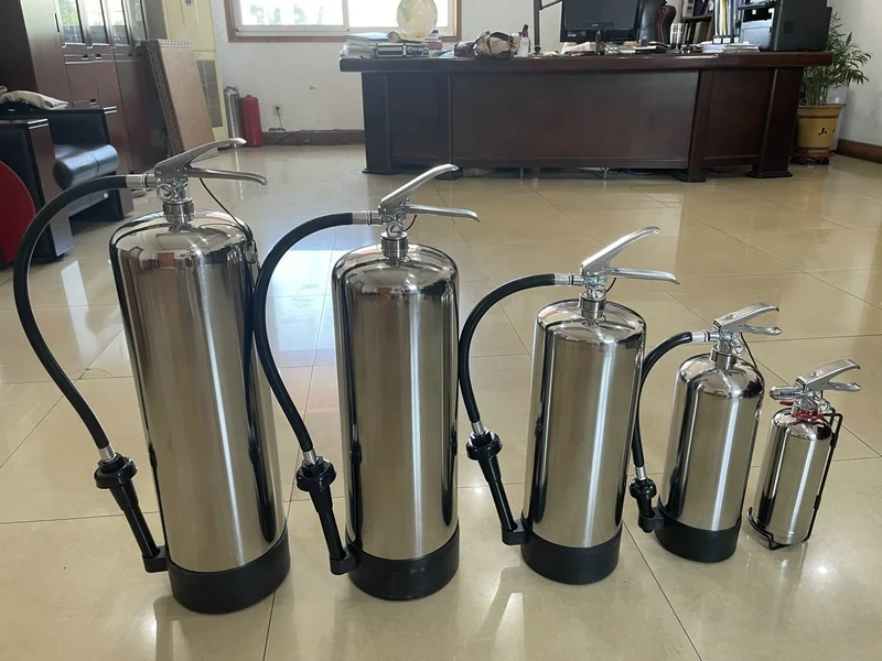 Foam 3% 6% AFFF Type Water Type  Powder Type Stainless Steel SUS304 Fire Extinguisher 6L 10L  6KG 10KG