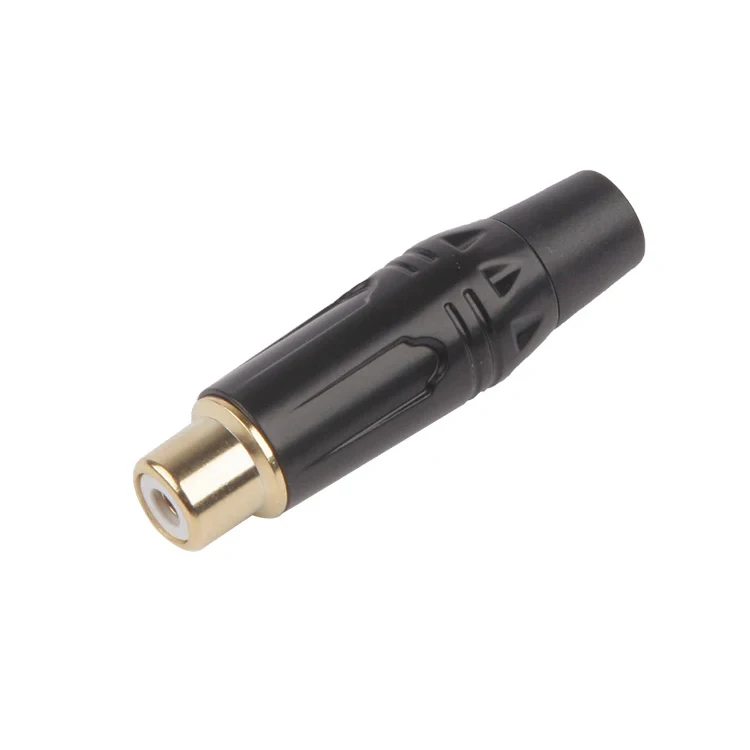 High Quality Lead Cable Microphone Audio Connector Plug Microphone Audio Stereo Connector RCA Connector