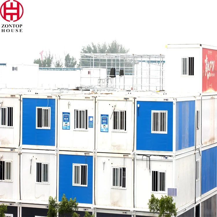 Zontop ready modern easy assemble resort tiny 2 room prefabricated steel modular container prefab houses homes